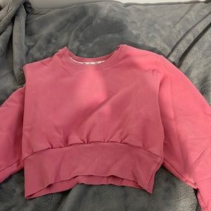 Tna cropped pink sweater